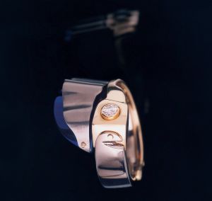 Titanium rings with diamond 1990-1992 © Laurent - Max De Cock