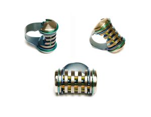 Titanium rings © Laurent - Max De Cock